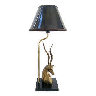 Vintage antelope lamp 1970
