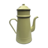 Yellow enamelled coffee maker