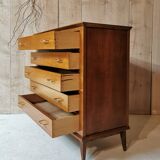 Oak chest of drawers