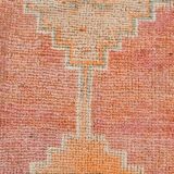 3x10 Peach Red Orange Turkish Runner Rug, 101x311Cm SK 22019