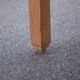 Wooden table formica top green vintage water
