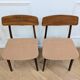 Pair of Danish teak chairs