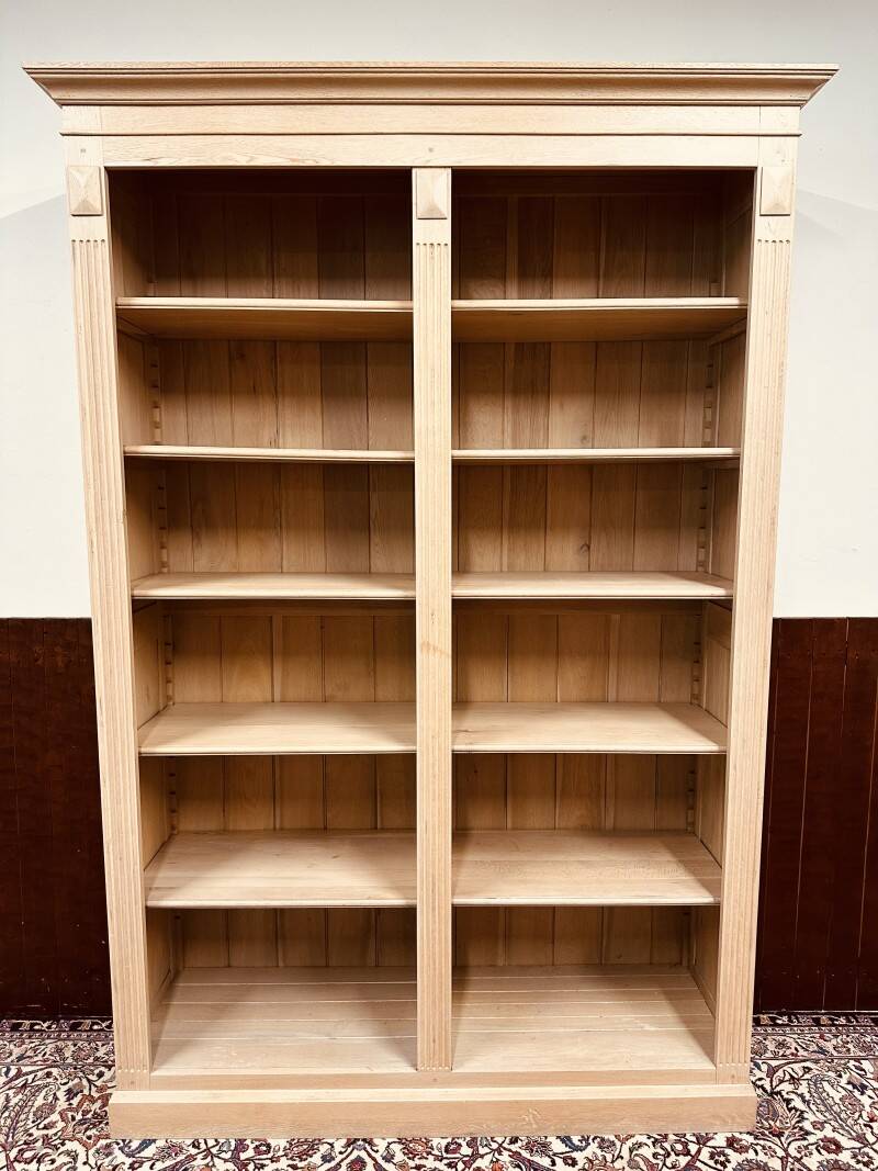 Country English Pale Oak Bookcase