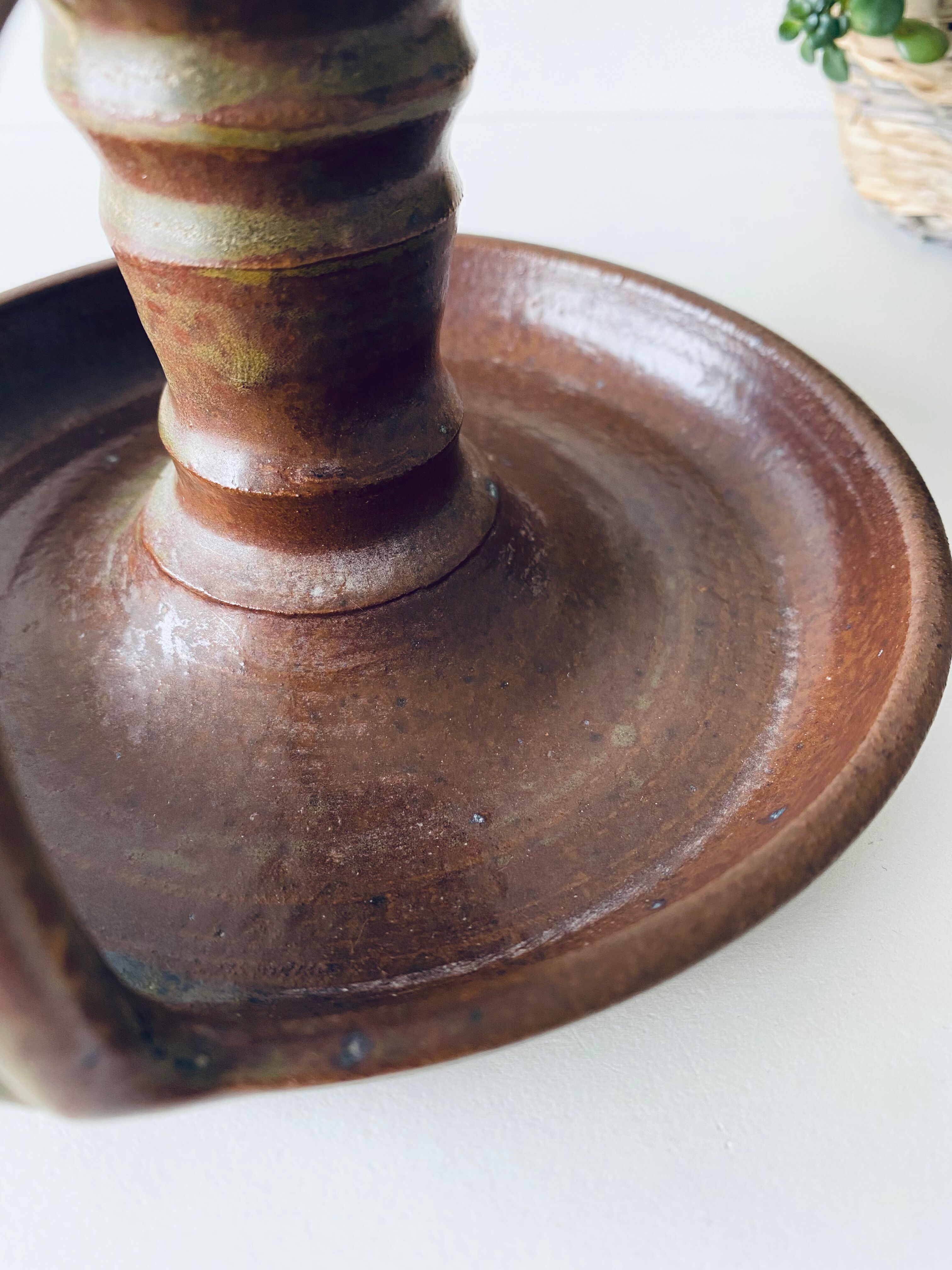 Sandstone abbey candle holder