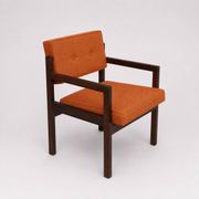 Fauteuils vintage avec cadre en wengé – années 1970