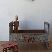 Old, antique cradle.