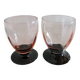 2 verres vintage