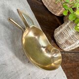 Pear-shaped brass tidy