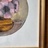 Still life with Nasturtiums signed Cornillon 20th century