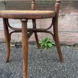 Pair of Viennese bistro café chairs by L. & H. Cambier Frères bentwood belgium