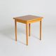 Extendable dining table in laminate and beech, Sweden, 1950s-60s