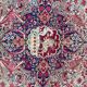 Nice old Persian kirman carpet wash 138x203 cm
