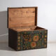 Antique Chinese chest painted in pine wood – China, circa 1900