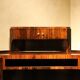 Art Deco Veneer Writing Desk or Vanity Table, 1920s