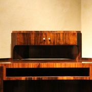 Art Deco Veneer Writing Desk or Vanity Table, 1920s