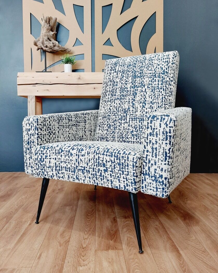 Rockabilly armchair completely refurbished