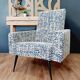 Rockabilly armchair completely refurbished
