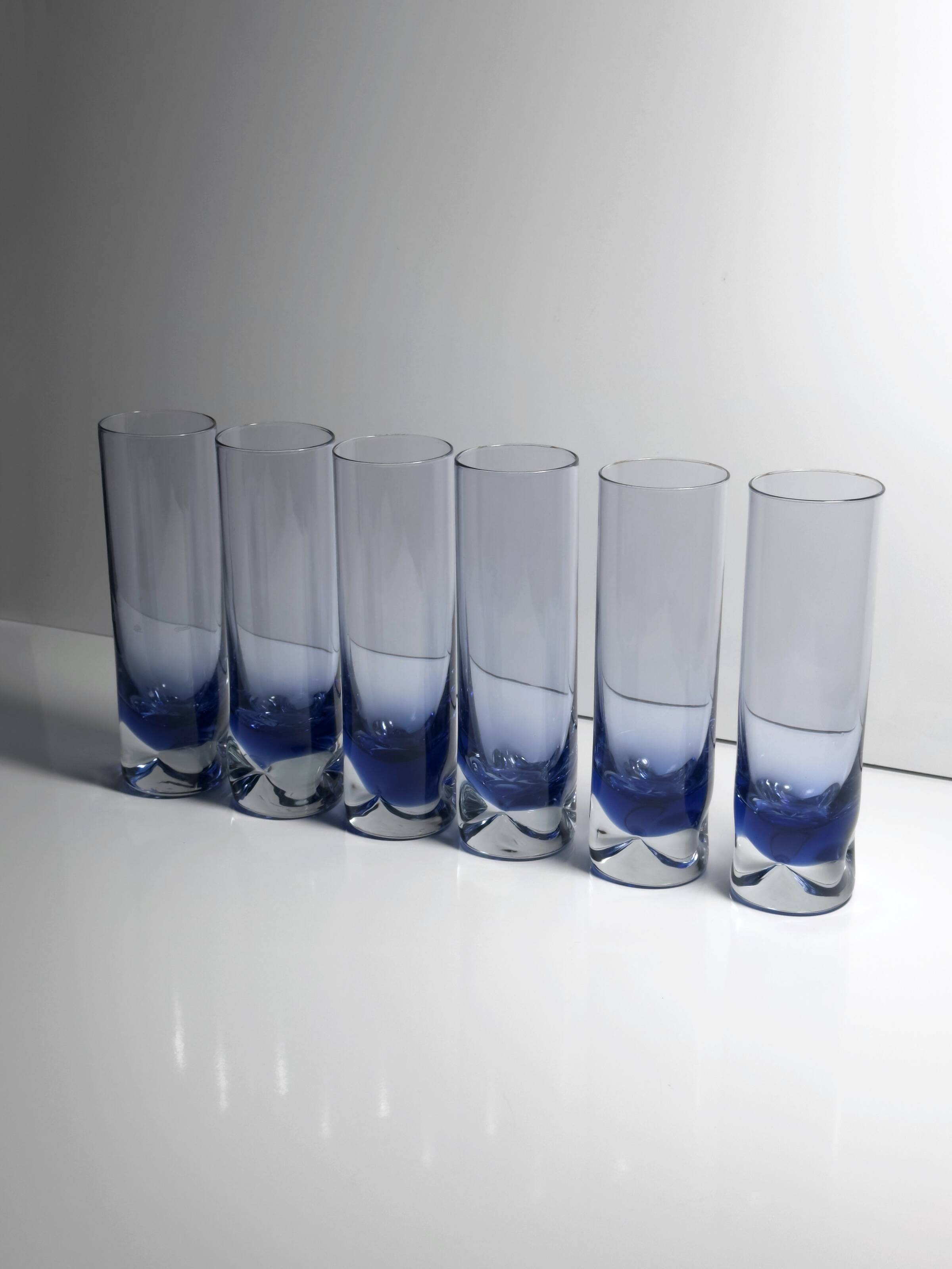 6 Murano Longdrink Glasses