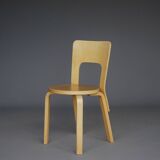 Model 66 chair by Alvar Aalto for Artek, 1980's