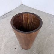 Porte parapluie bois sculpté 1950