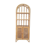 Rattan shelf