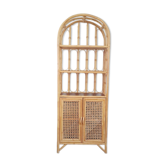 Rattan shelf