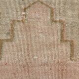 4x7 Cream & Brown Oriental Vintage Area Rug, 118x210Cm