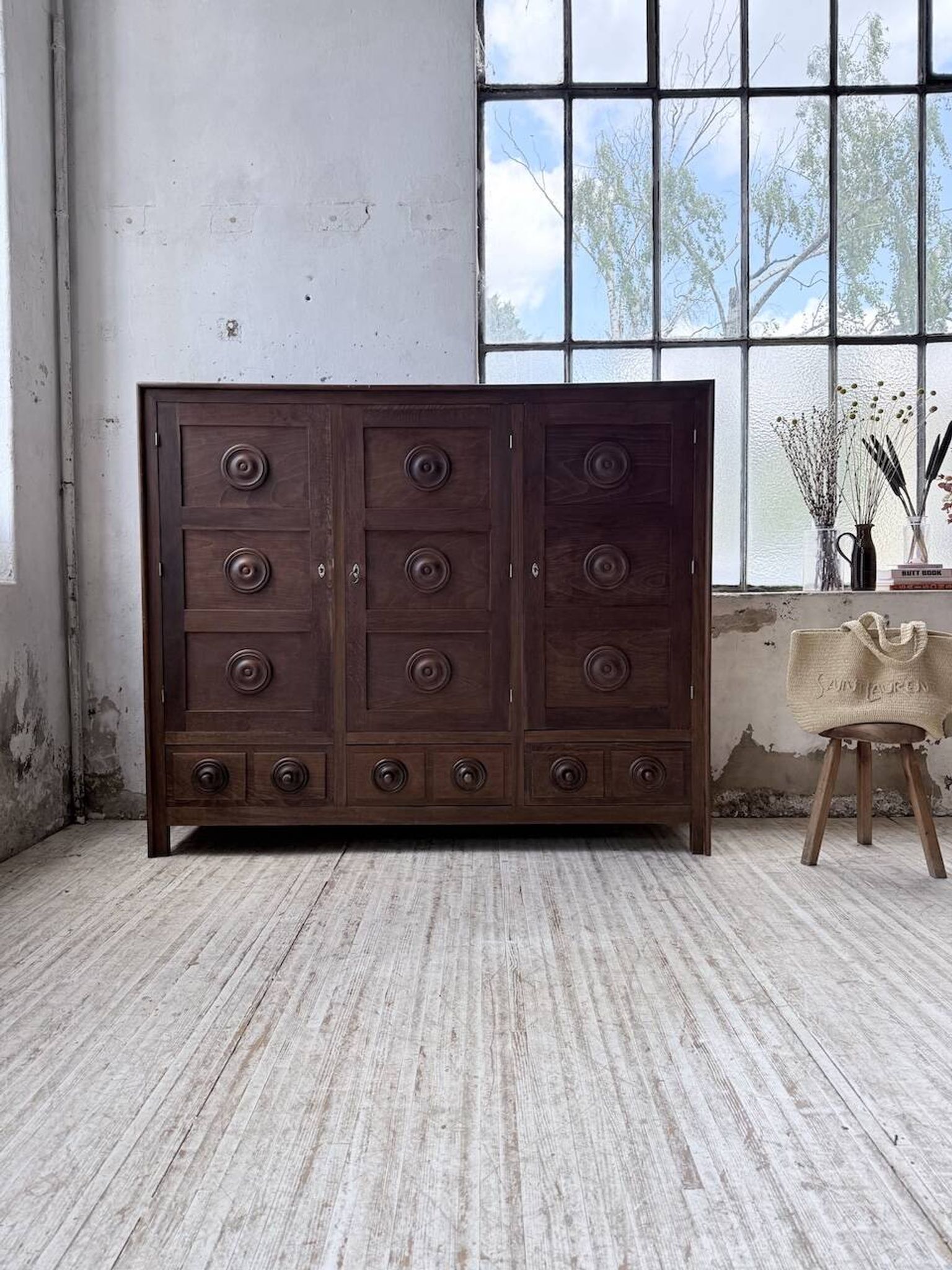 Oak wardrobe "Basque" Dudouyt