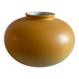 Round yellow vase stamped W. Germany 690-12 – Vintage