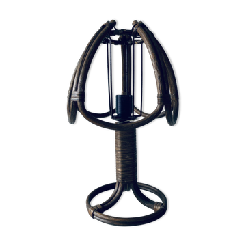Vintage rattan lamp