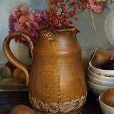 Ceramic potter's pitcher by F.CHEDEVILLE 20th century