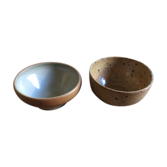 Set of 2 sandstone bowls