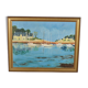 Oil on marine canvas