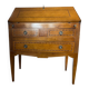 Secretary with drop-leaf in Louis XVI style – patinated wood and interior co