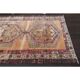 Vintage Turkish Oushak Handmade Wool Cotton Orange Runner Rug 113x317