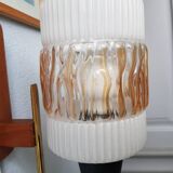 Applique verre ambré 70 ans