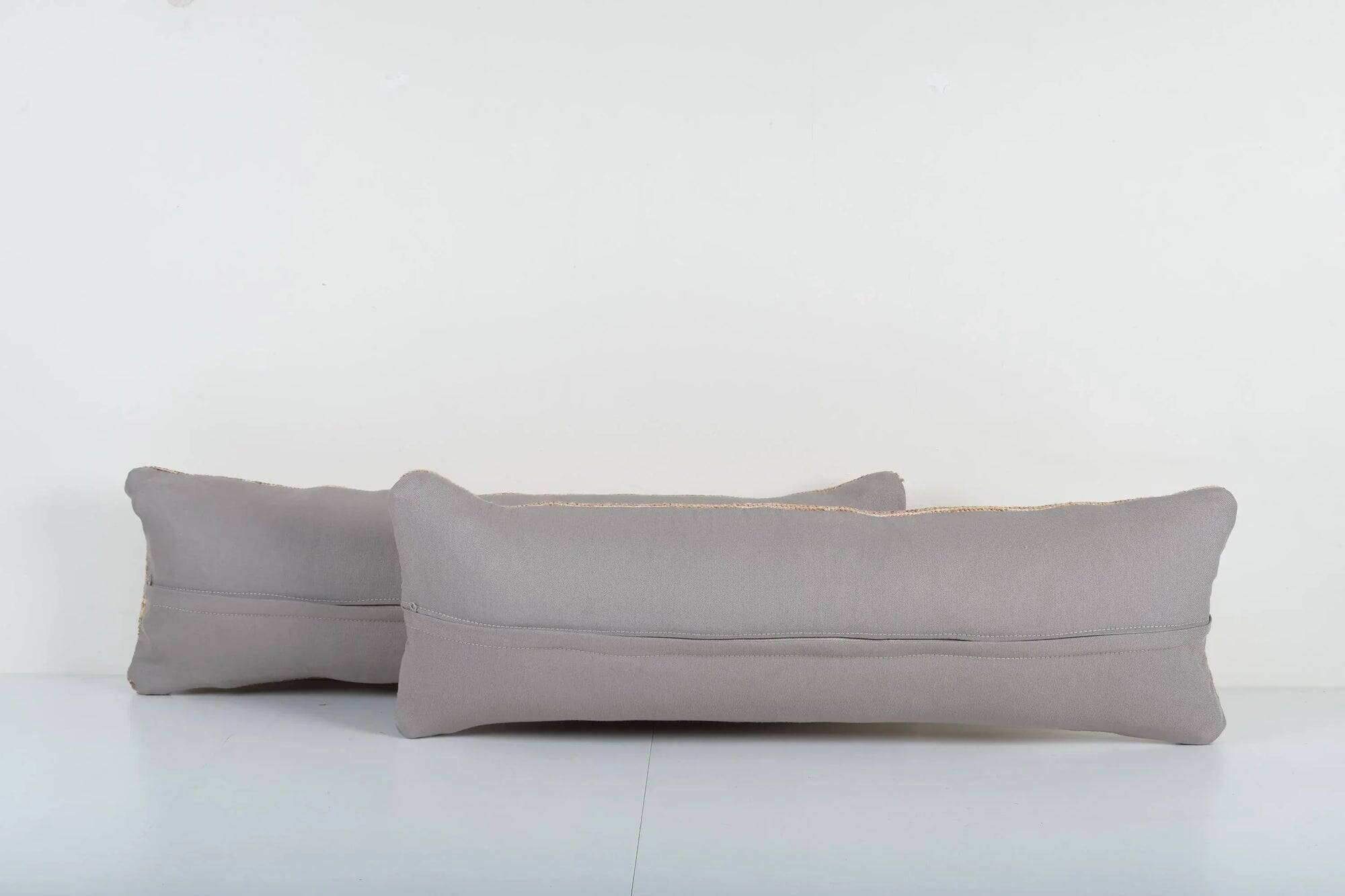 Set of 2 vintage Turkish cushion covers 30x89 cm