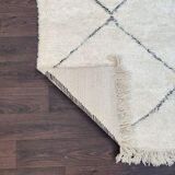 Tapis de couloir beni ouarain losanges creux 97x300cm