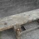 Old oak carpenter's workbench