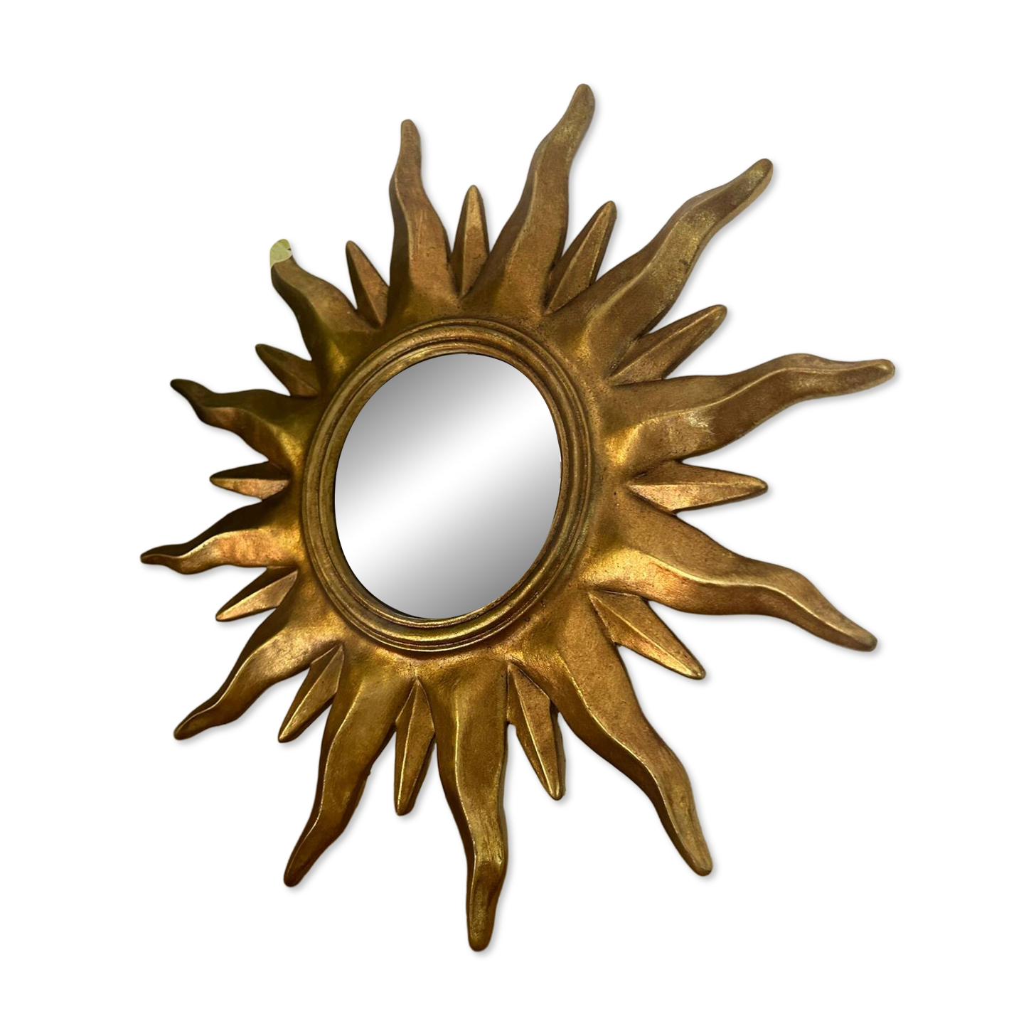 Convex mirror in the shape of a sun