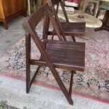 Pair of folding chairs from the 60s