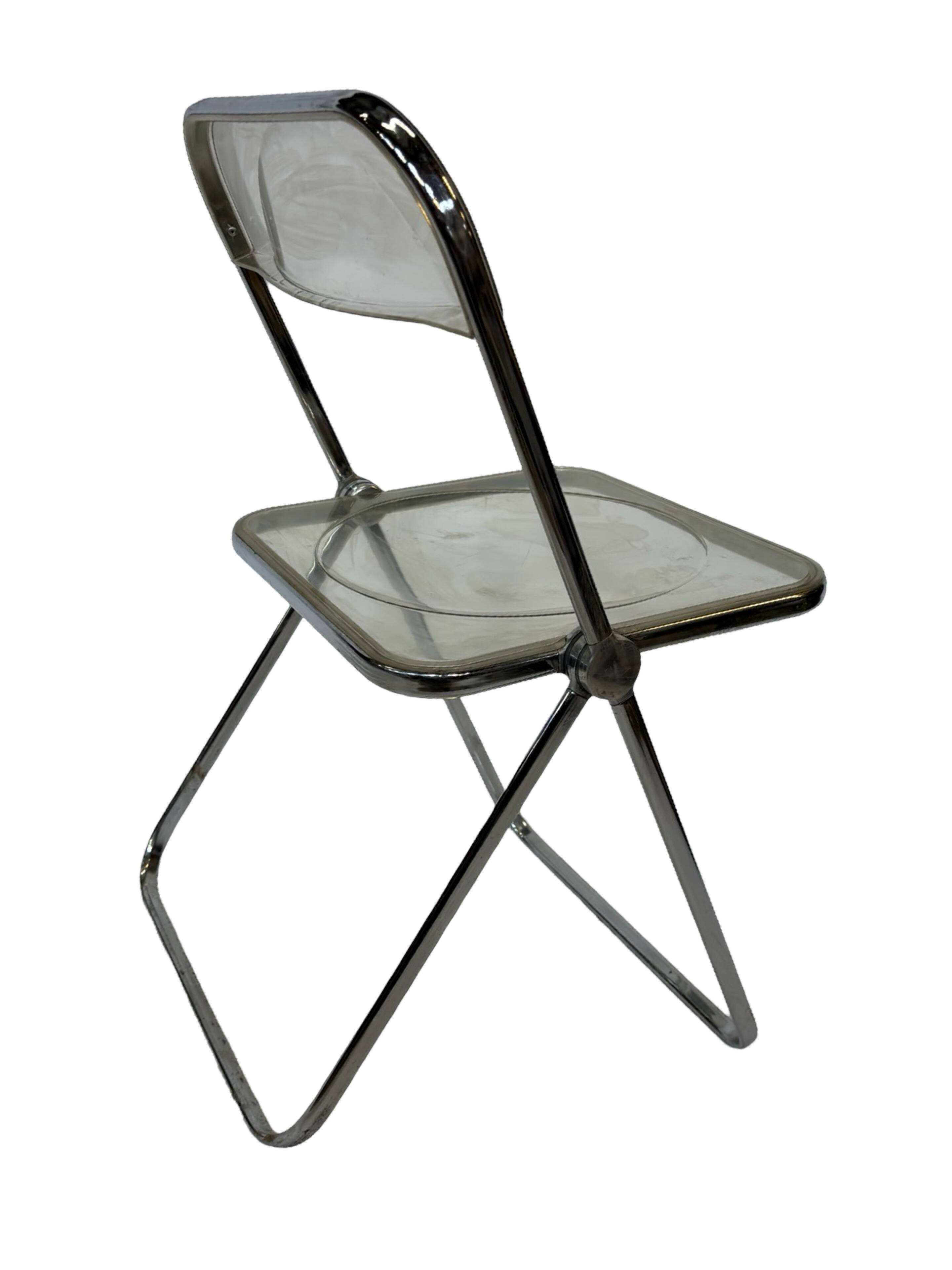 Chaise Plia vintage de Giancarlo Piretti pour Castelli Design
