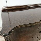 Console Art Déco en noyer des années 1940