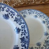 Assiette ancienne terre de fer saint Amand Jane docks franc comtois
