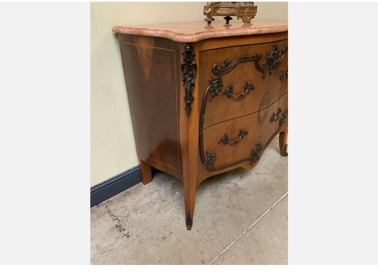 Antique - Vertiko, chest of drawers, inlays - Art Nouveau