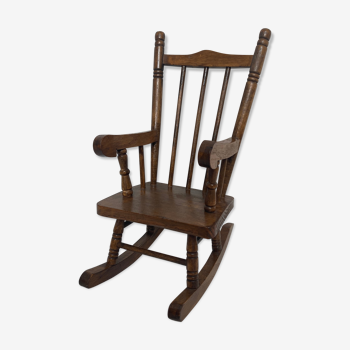 Rocking chair for doll or plush