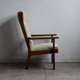GE181 high back easy chair by Hans Wegner For Getama, 1960's