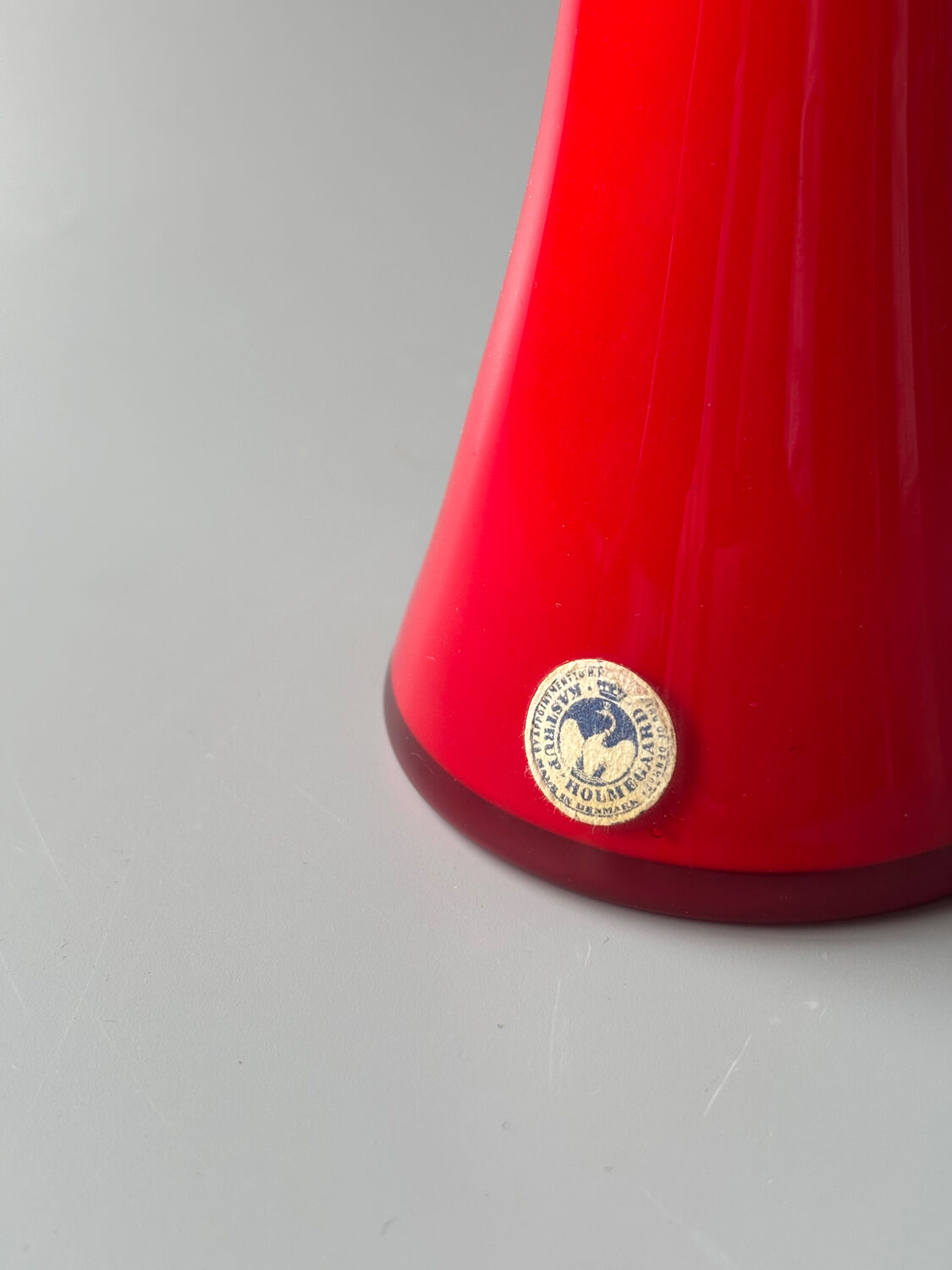 Vase verre soufflé Kastrup Holmegaard, Danemark,1960