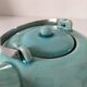crackle effect ceramic teapot