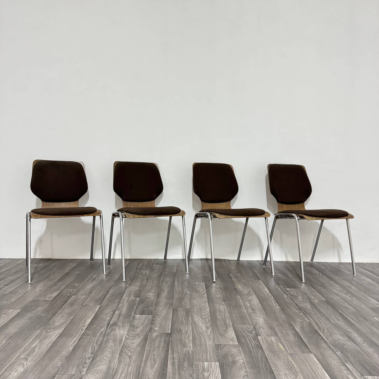 Carlo Ratti Style Set Da Pranzo 4 Sedie Design Modernariato Anni ‘70